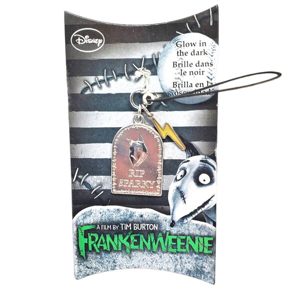 Tim Burton Frankenweenie Rest in Peace Phone Charm Y2K NIP - Picture 1 of 10